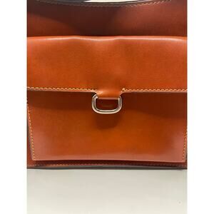 Mondani Cognac Brown Faux Leather Shoulder Bag – Vintage Style Hobo Purse